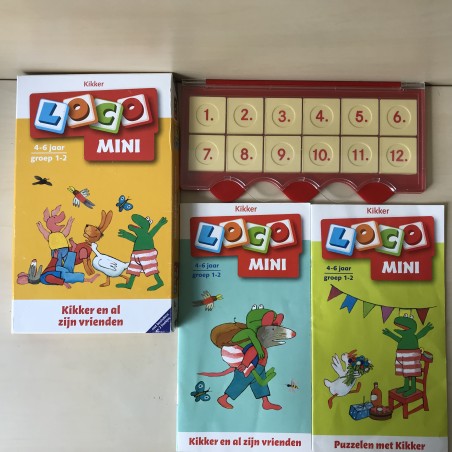 Mini Loco : Kikker en al zijn vrienden. Leeftijd 4 - 6 jaar.