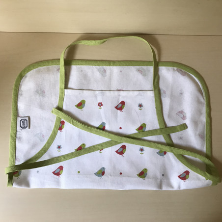 Dille en Kamille : Kinderschort met ovenwanten