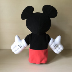 Handpop : Mickey Mouse. Hoogte 28 cm.