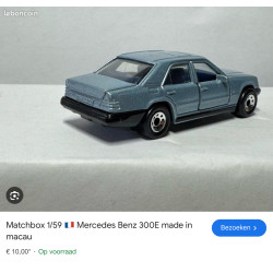 Matchbox : Nieuw.  Mercedes-Benz. Auto’s.