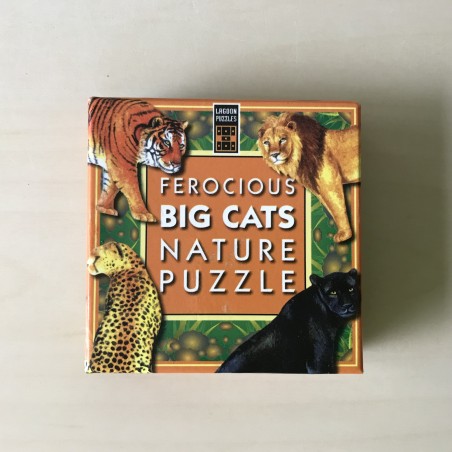 Ferocious Big Cats : Nature puzzle 9 stukjes