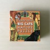 Ferocious Big Cats : Nature puzzle 9 stukjes