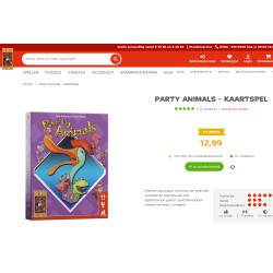 999 Games : Party Animals. Nieuw