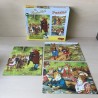 Haba : 3 puzzels. De hazenschool. 3x24 stukjes