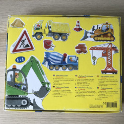 Haba : 3 puzzels. Bouwterrein. Leeftijd 2+