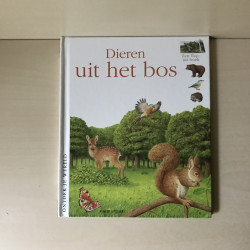 Dieren uit het bos. Een flap uit - een boek.
