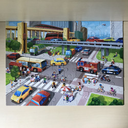 Castorland : 60 stukjes.