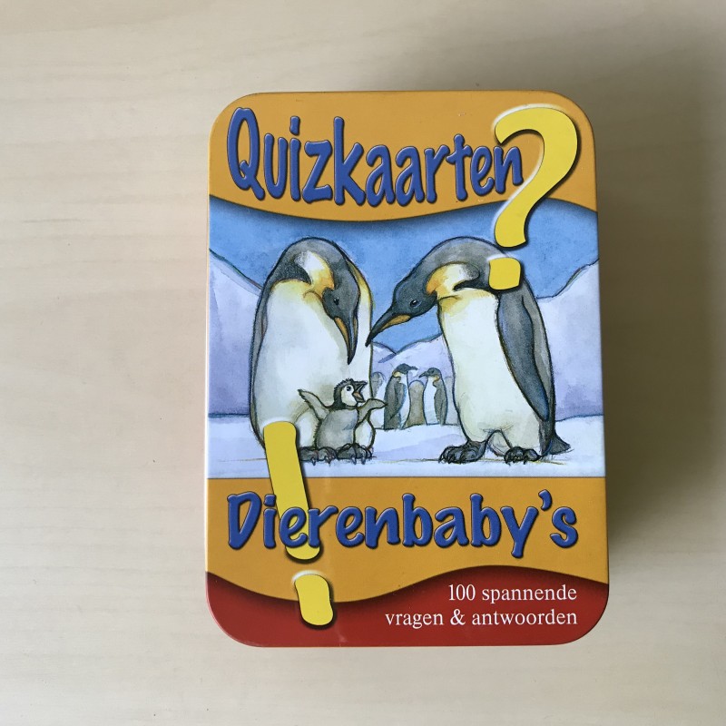 Quizkaarten: Dierenbaby’s