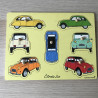 Puzzelplankje Knopjespuzzel : Nieuw. Citroën 2cv Fourgonnettes