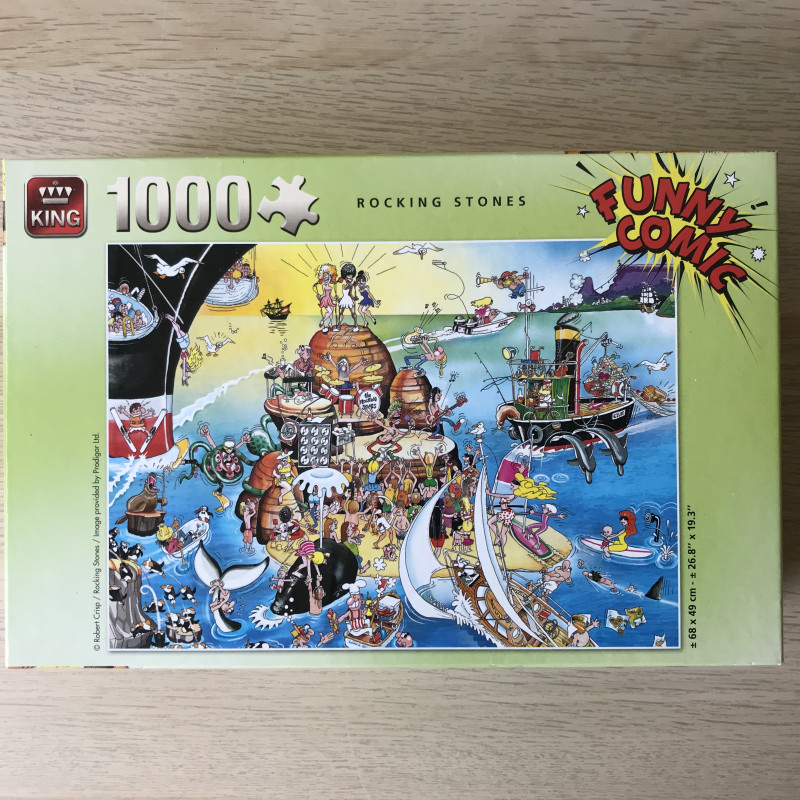 Funny comic : Rocking Stones. 1000 stukjes.