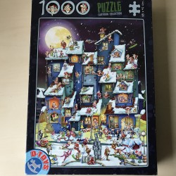 Cartoon collection. Kerst. 1000 stukjes.
