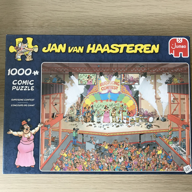 Jan van Haasteren : Eurosong Contest. 1000 stukjes.