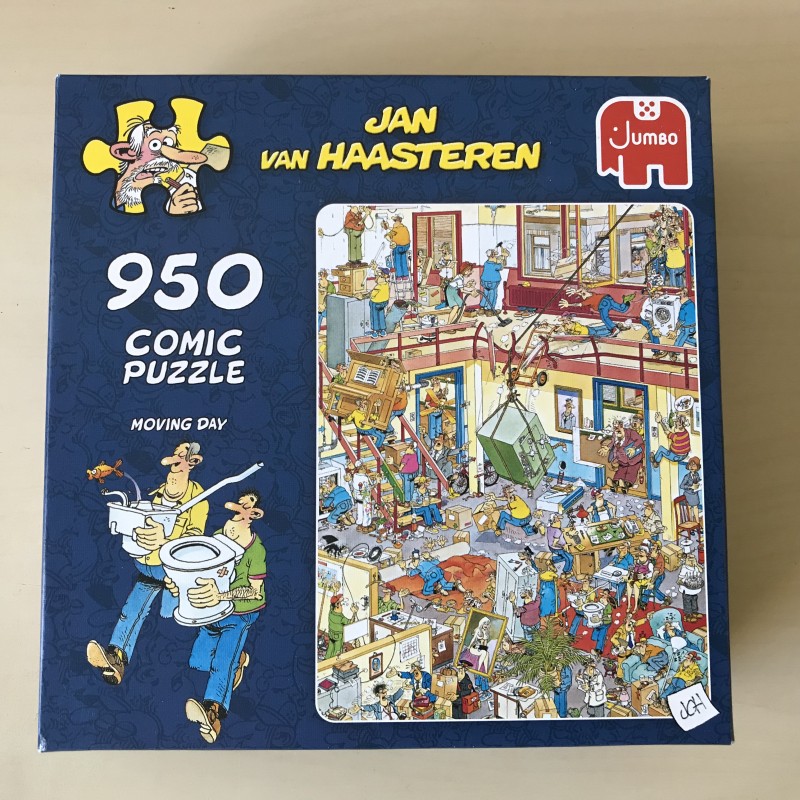 Jan van Haasteren : Moving day. 950 stukjes.