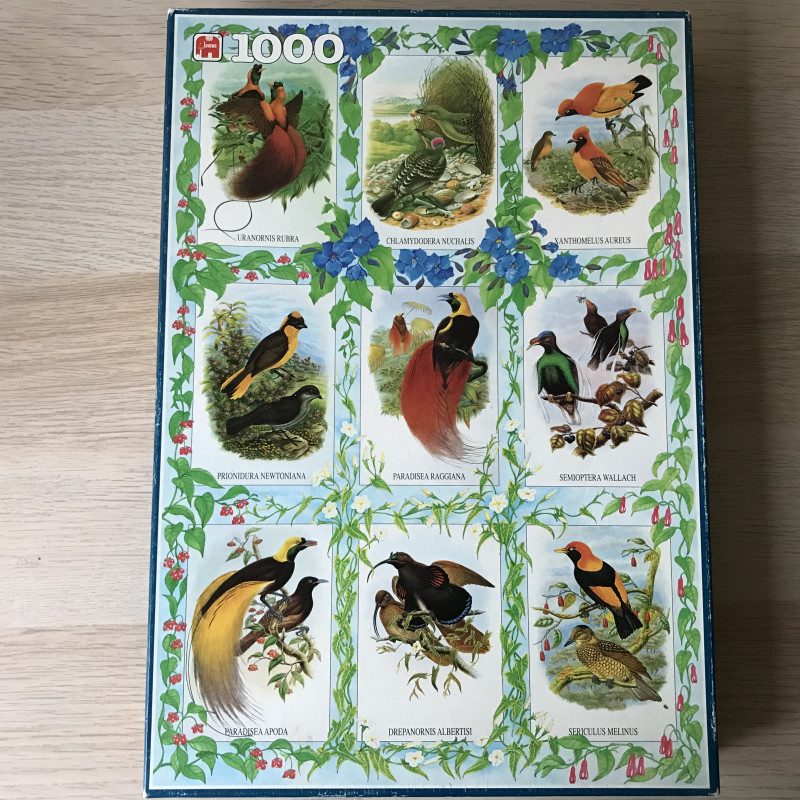 Exotische vogels. 1000 stukjes.