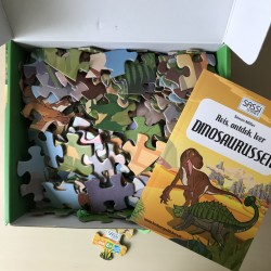 Puzzel: Reis, ontdek, leer. Dinosaurussen. 205 stukjes