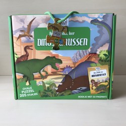 Puzzel: Reis, ontdek, leer. Dinosaurussen. 205 stukjes
