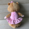 Hamster van AH. Meisje met roze jurk