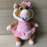 Hamster van AH. Meisje met roze jurk