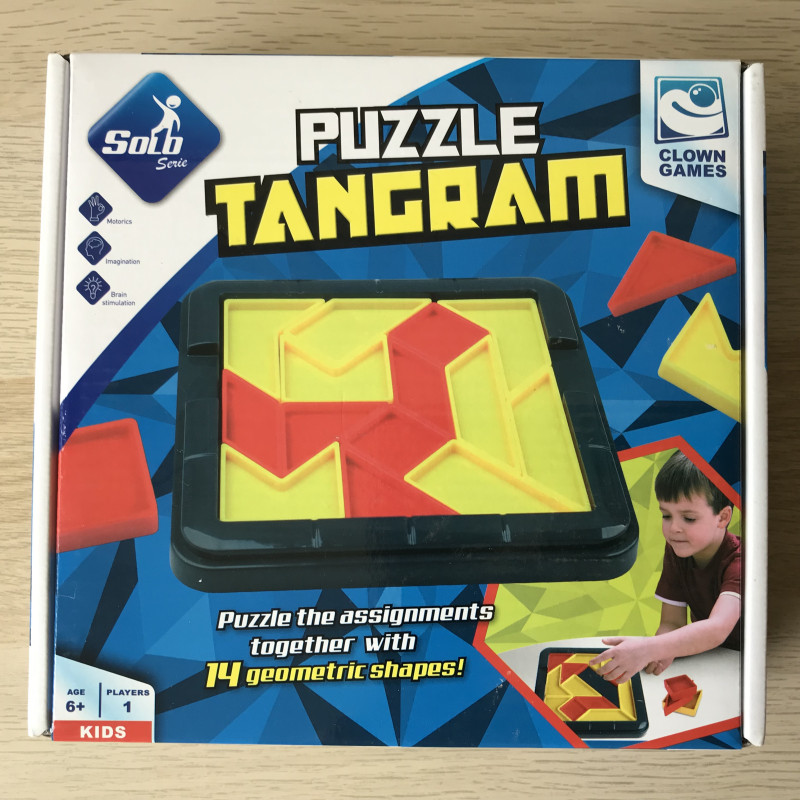 Denkspelletjes. Nieuw. Tangram puzzel.