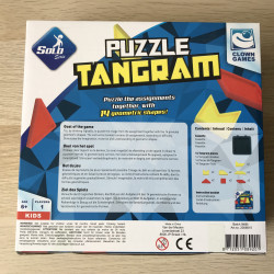 Denkspelletjes. Nieuw. Tangram puzzel.