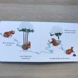 Beer en vogel leren delen