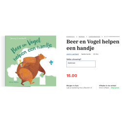 Beer en vogel leren delen
