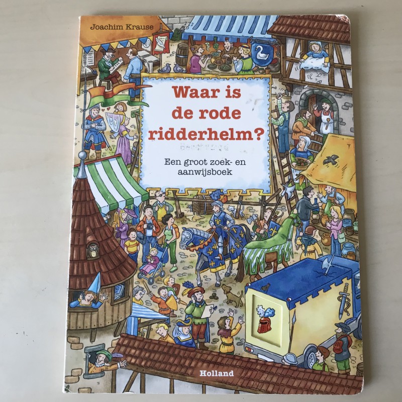 Zoekboek: Waar is de rode ridderhelm