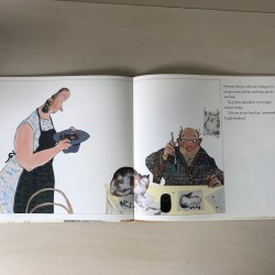 Mevrouw Meijer, de merel.
