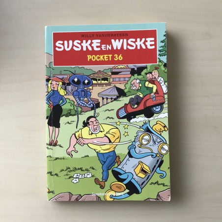 Suske en Wiske : Tedere Tronica, de snorrende snor, de sputterende Spuiter. Pocket 36