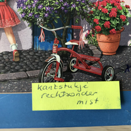 -1 stukje. Gibsons : Teddy Bears & Tricycles . 500 stukjes XL
