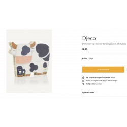 Djeco : Koe 24 stukjes
