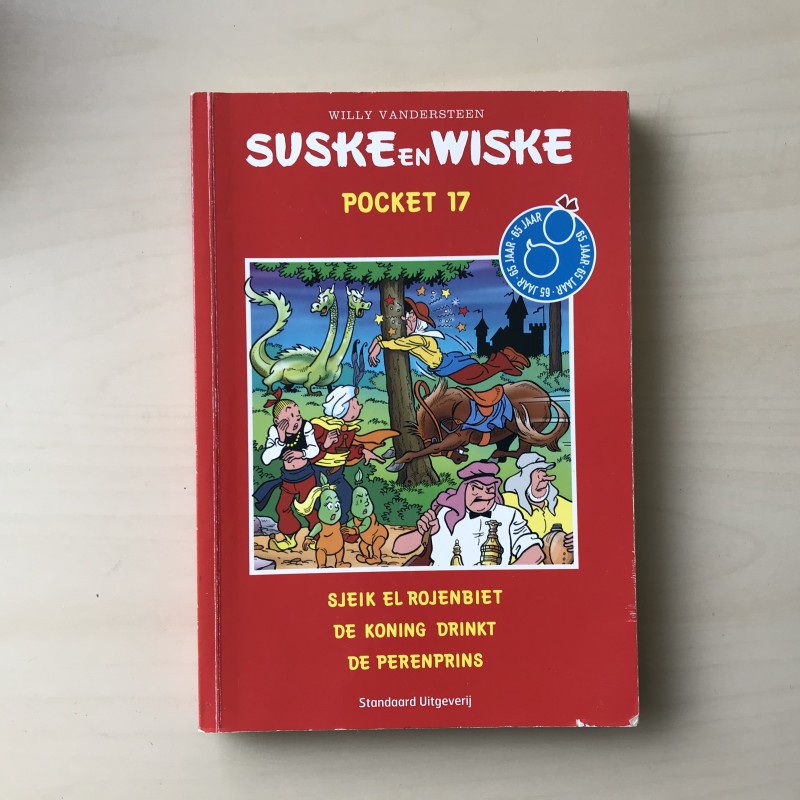 Suske en Wiske : Sjeik el Rojenbiet, de koning drinkt, de perenprins. Pocket 17.