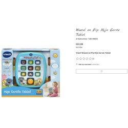VTech: Woezel en Pip : mijn eerste tablet
