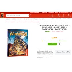 999 games Kaartspel : Ontmasker de weerwolven.