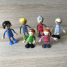 Set poppenhuis poppetjes