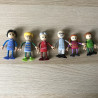 Set poppenhuis poppetjes