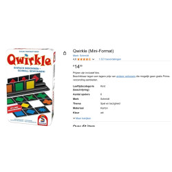 Qwirkle reiseditie.