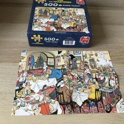 Jan van Haasteren : Dining Disaster. 500 stukjes.