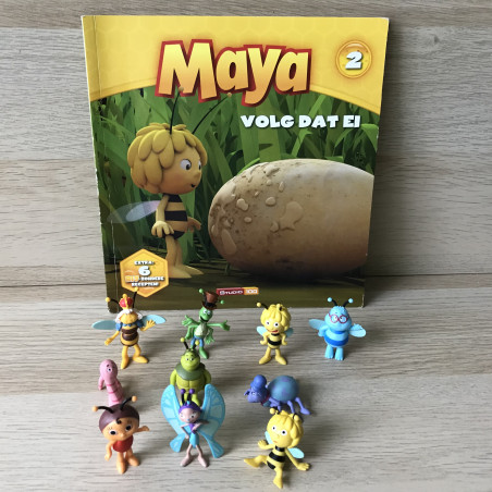 Maya de Bij : Volg dat ei.  met 10 mini speelfiguren.