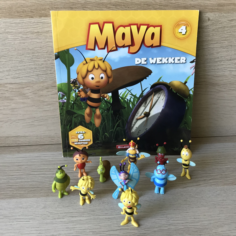 Maya de Bij : De wekker met 10 mini speelfiguren.
