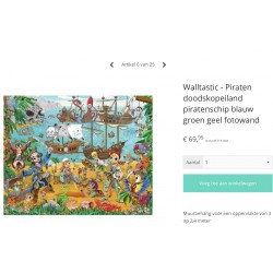 Piraten : Behang. Fotowand.