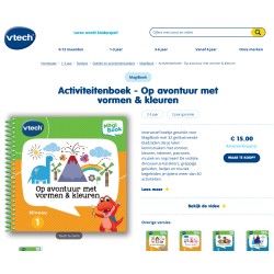 Vtech MagiBook: Op avontuur met vormen & kleuren.