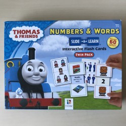 Thomas de Trein : Numbers & Words. Slide & learn. Engels.
