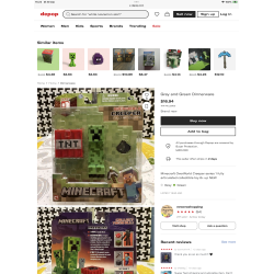 Minecraft : Overworld creeper. Nieuw.