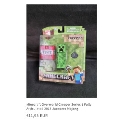 Minecraft : Overworld creeper. Nieuw.