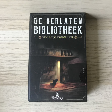De verlaten bibliotheek. Ongebruikt