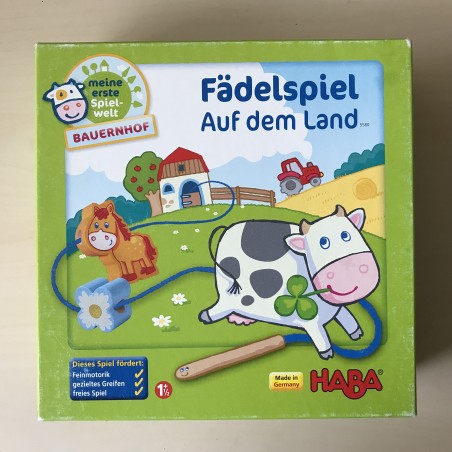 Haba : Rijgspel  Op de boerderij.