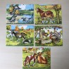 Nostalgische blokkenpuzzel. 12 blokken.