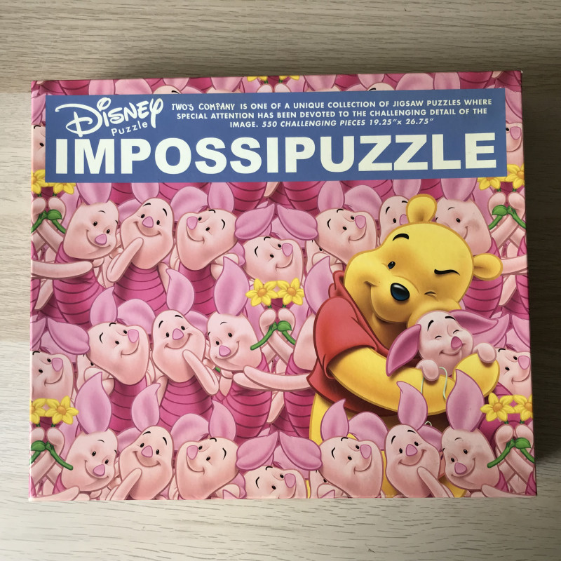 Impossipuzzle : Winnie de Poeh. Knorretje.550 stukjes +5 stukjes
