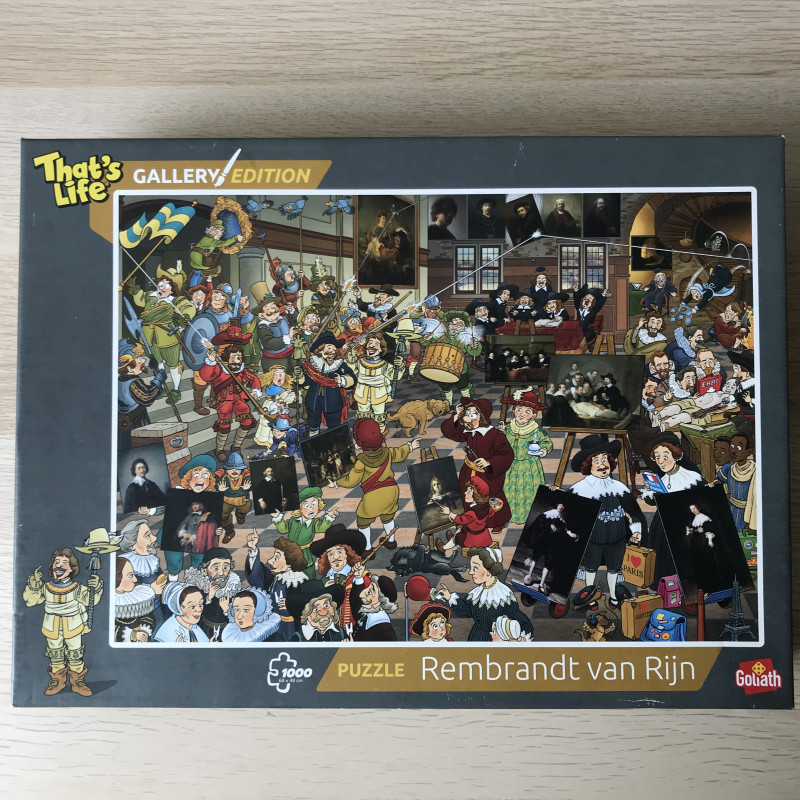 That’s Life, Gallery Edition. Rembrandt van Rijn : 1000 stukjes